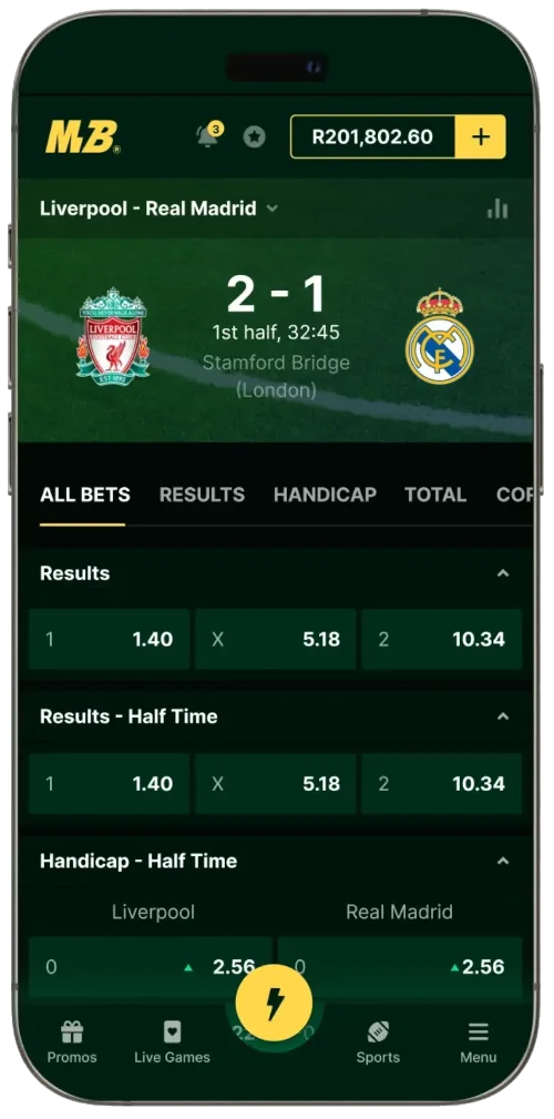 Mzansibet mobile bettin
